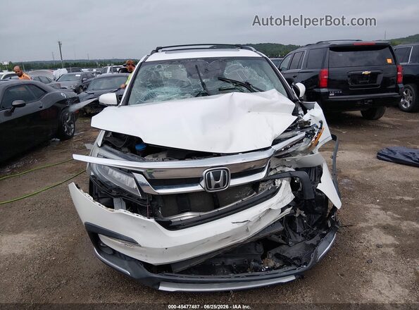 5FNYF5H97LB011990 2020 HONDA PILOT White Widok deski rozdzielczej