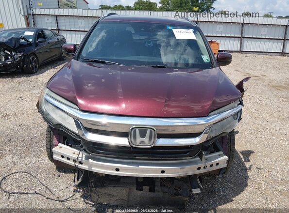 5FNYF5H98KB025590 2019 HONDA PILOT Бордовый Вид щитка приборов