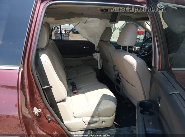 5FNYF5H98KB025590 2019 HONDA PILOT Бордовый Вид наклейки с VIN-кодом