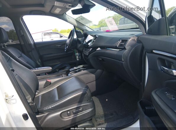 5FNYF5H98LB017748 2020 HONDA PILOT Белый Вид салона спереди