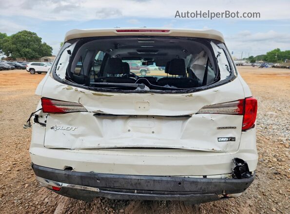 5FNYF5H99JB013558 2018 HONDA PILOT White Հետևի տեսք