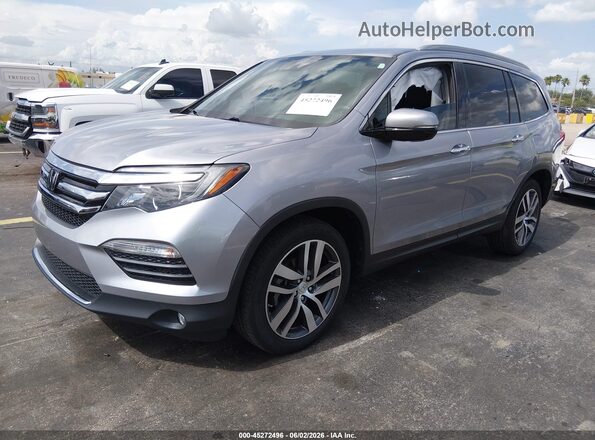 5FNYF6H00HB047261 2017 HONDA PILOT Silver 