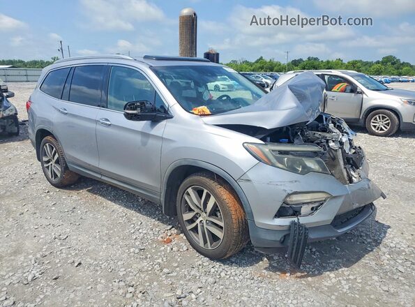 5FNYF6H00HB049138 2017 HONDA PILOT Silver Передня права чверть