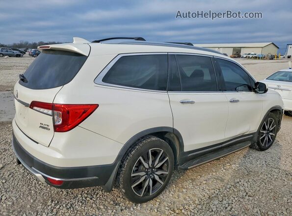 5FNYF6H00KB003736 2019 HONDA PILOT White 