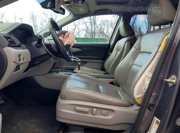 5FNYF6H01GB093700 2016 HONDA PILOT Gray Vista interior delantera