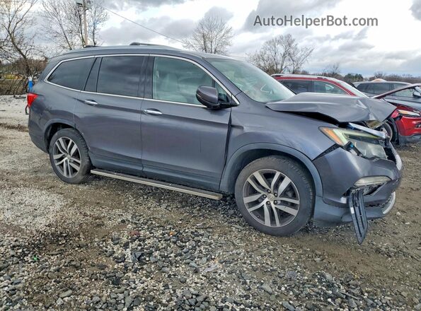 5FNYF6H01GB093700 2016 HONDA PILOT Gray Delantero derecho