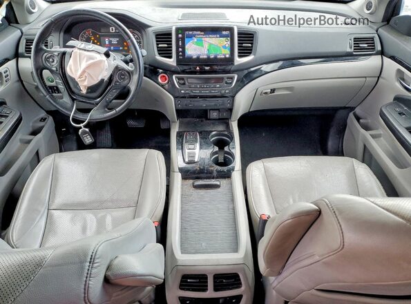 5FNYF6H01GB093700 2016 HONDA PILOT Gray Vista del salpicadero