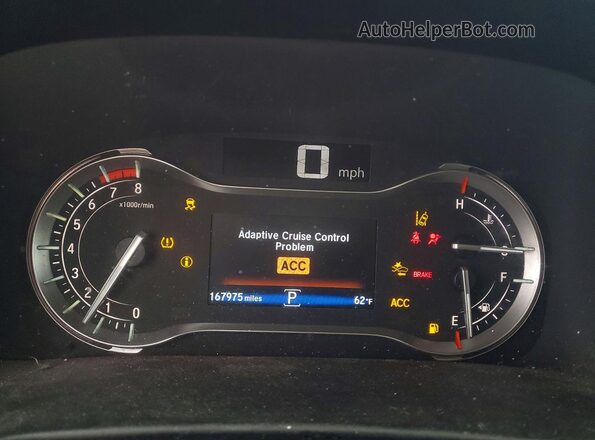 5FNYF6H01GB093700 2016 HONDA PILOT Gray Vista del cuadro de instrumentos