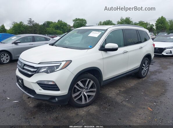 5FNYF6H01HB050072 2017 HONDA PILOT White Front left