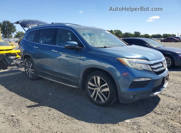 5FNYF6H01HB079863 2017 HONDA PILOT Blue Առջևի աջ