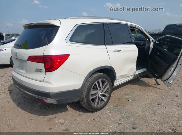 5FNYF6H01JB035769 2018 HONDA PILOT White Trasero derecho