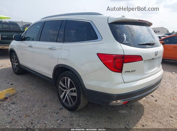5FNYF6H01JB035769 2018 HONDA PILOT White Trasero izquierdo