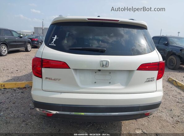 5FNYF6H01JB035769 2018 HONDA PILOT White 