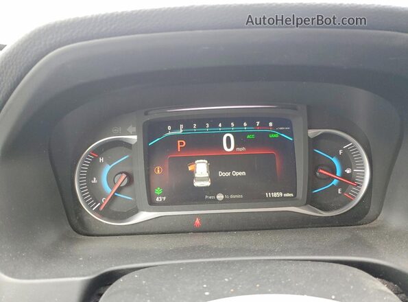 5FNYF6H01LB030039 2020 HONDA PILOT Silver Instrument cluster view