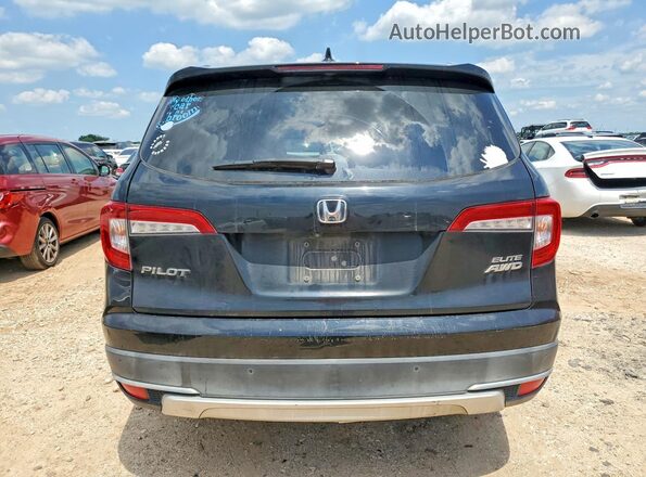 5FNYF6H02KB006735 2019 HONDA PILOT Black Vista trasera