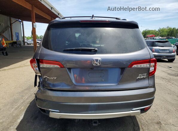 5FNYF6H05KB010455 2019 HONDA PILOT Gray 
