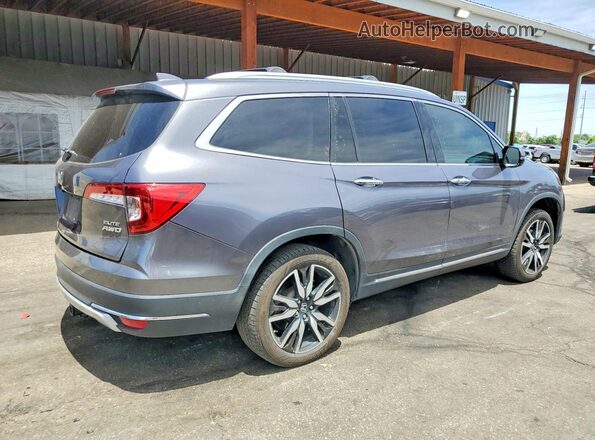 5FNYF6H05KB010455 2019 HONDA PILOT Gray 