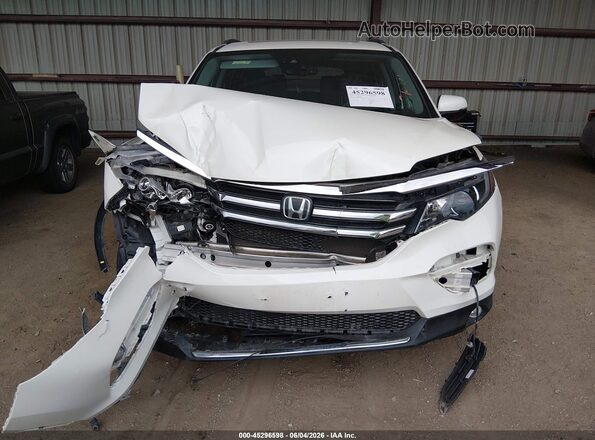5FNYF6H06JB049554 2018 HONDA PILOT White ხელსაწყოთა პანელის ხედი