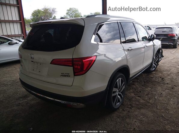 5FNYF6H06JB049554 2018 HONDA PILOT White უკანა მარჯვენა