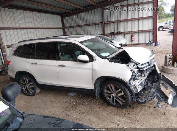 5FNYF6H06JB049554 2018 HONDA PILOT White უკანა სალონის ხედი