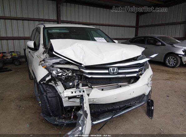 5FNYF6H06JB049554 2018 HONDA PILOT White წინა ხედი