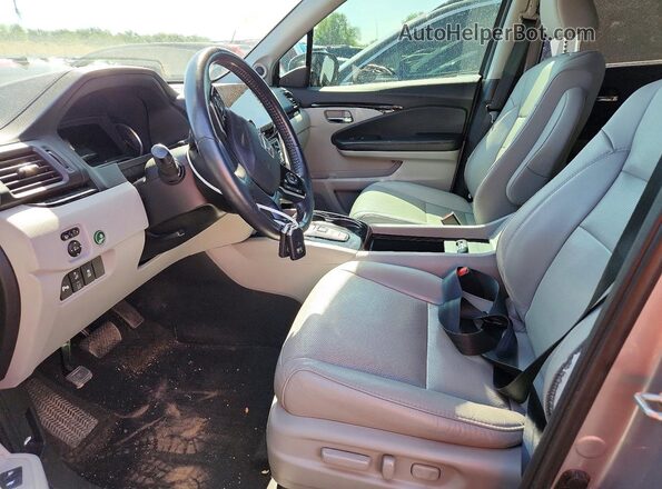 5FNYF6H06KB025451 2019 HONDA PILOT Silver წინა სალონის ხედი