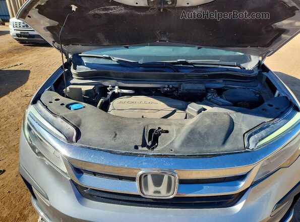 5FNYF6H06KB025451 2019 HONDA PILOT Silver ძრავის განყოფილების ხედი