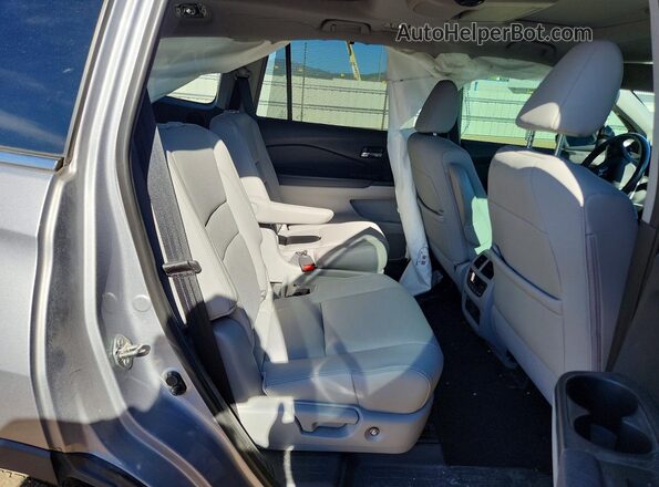 5FNYF6H06KB025451 2019 HONDA PILOT Silver უკანა სალონის ხედი