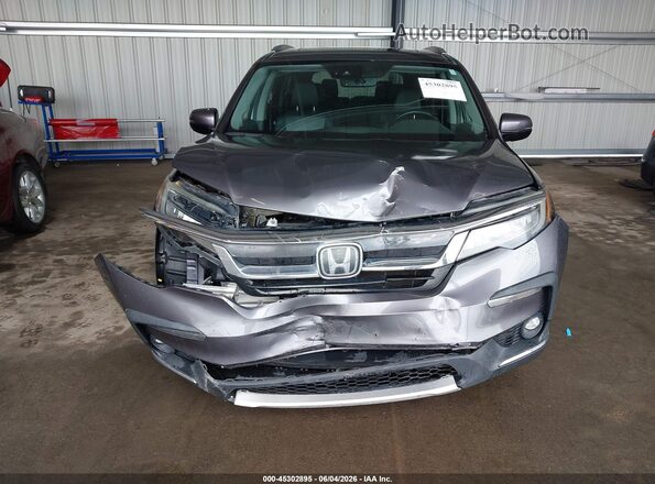 5FNYF6H06KB069062 2019 HONDA PILOT Gray Դիմացի տեսք