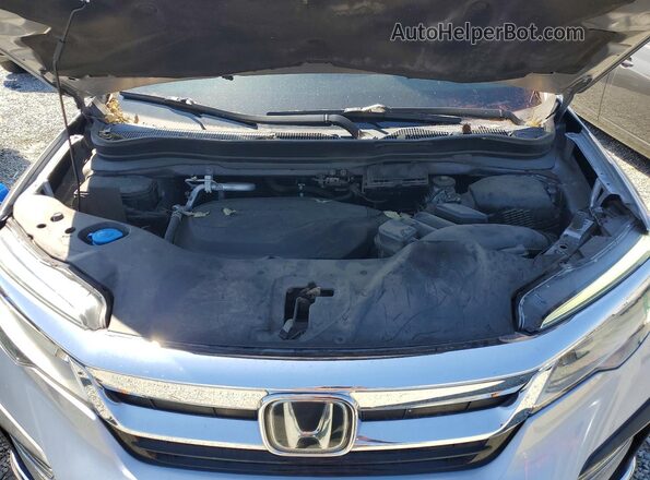 5FNYF6H06MB034122 2021 HONDA PILOT Silver Vista del compartimento del motor