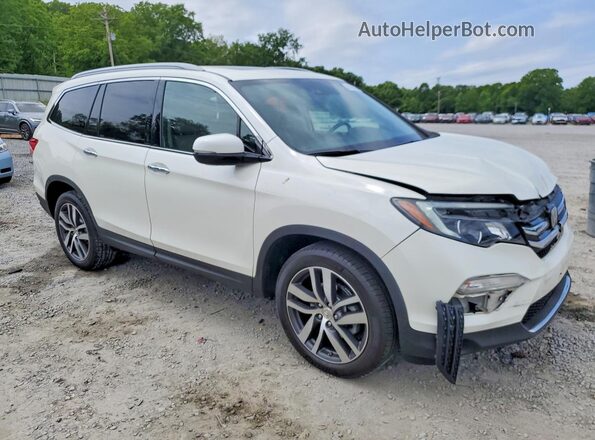 5FNYF6H07JB007507 2018 HONDA PILOT Белый Передняя правая четверть