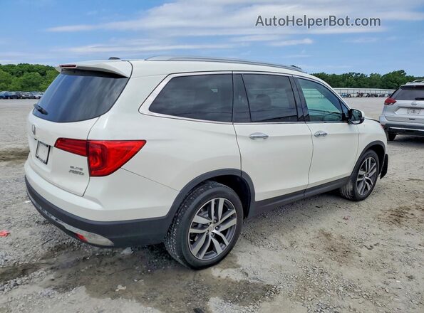 5FNYF6H07JB007507 2018 HONDA PILOT Белый Задняя правая четверть