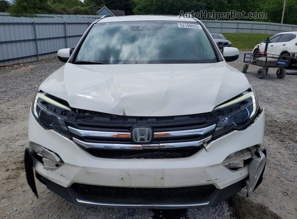 5FNYF6H07JB007507 2018 HONDA PILOT Белый Вид спереди