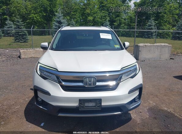 5FNYF6H07KB032781 2019 HONDA PILOT White Vista del cuadro de instrumentos