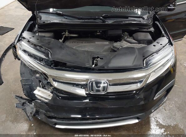 5FNYF6H08KB005976 2019 HONDA PILOT Black Вид ззаду