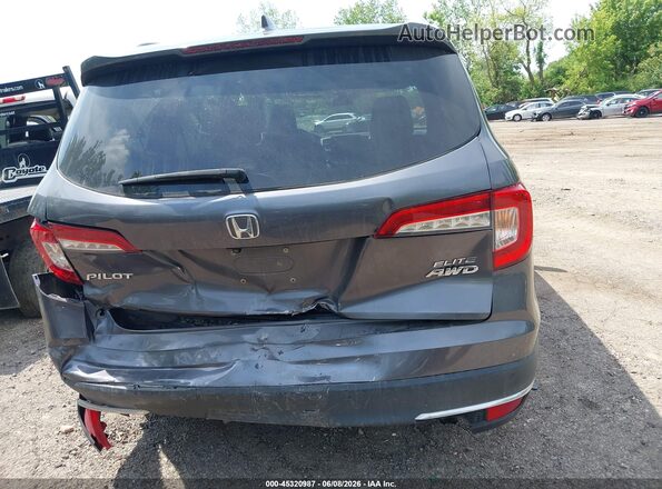 5FNYF6H08KB015763 2019 HONDA PILOT Gray 