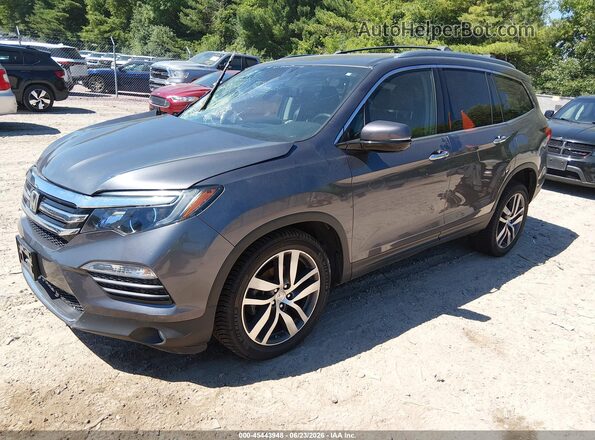 5FNYF6H09HB046366 2017 HONDA PILOT Серый Передняя левая четверть