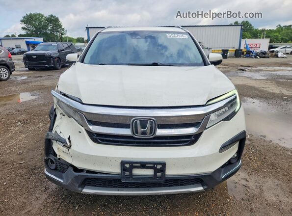 5FNYF6H09KB000107 2019 HONDA PILOT White წინა ხედი