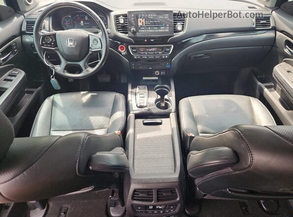 5FNYF6H09KB000107 2019 HONDA PILOT White წინა პანელის ხედი
