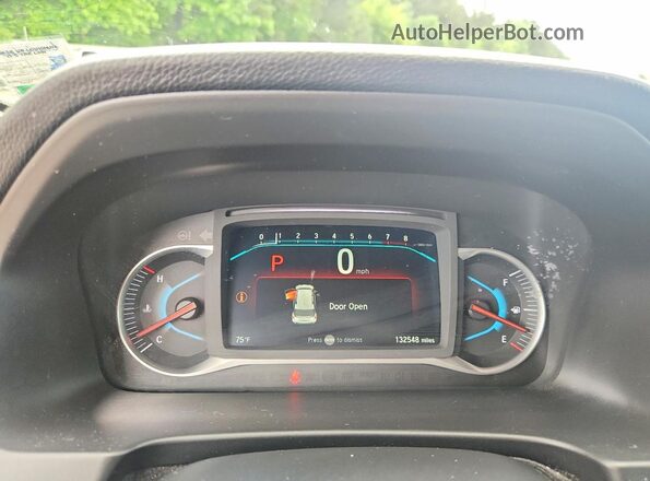 5FNYF6H09KB000107 2019 HONDA PILOT White ხელსაწყოთა პანელის ხედი