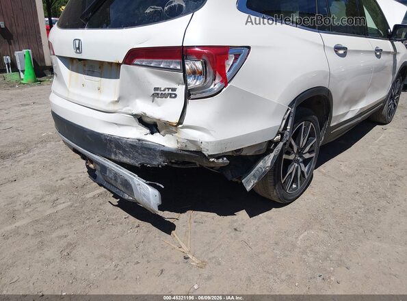 5FNYF6H09KB000124 2019 HONDA PILOT Белый Вид спереди
