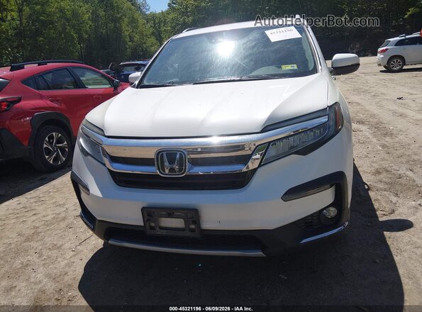 5FNYF6H09KB000124 2019 HONDA PILOT Белый Вид щитка приборов