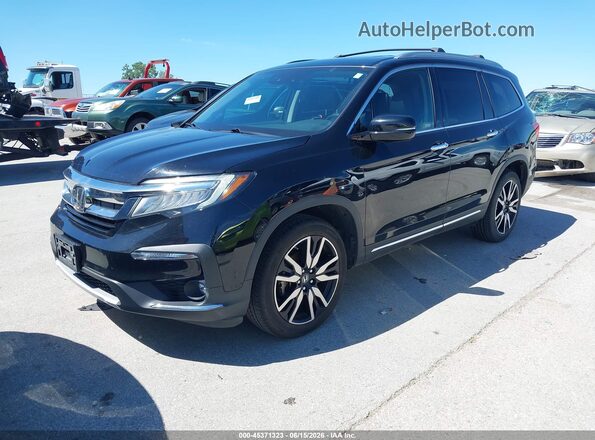 5FNYF6H09LB008984 2020 HONDA PILOT Black Առջևի ձախ երեք քառորդ տեսարան