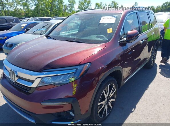 5FNYF6H09MB025348 2021 HONDA PILOT Burgundy 