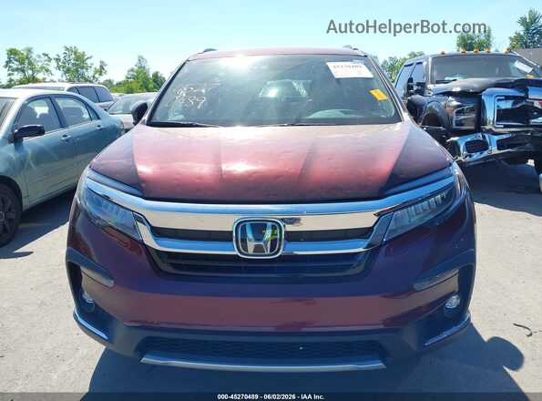5FNYF6H09MB025348 2021 HONDA PILOT Burgundy 