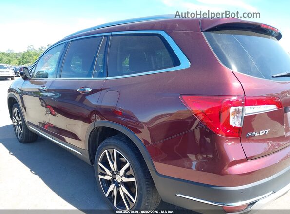 5FNYF6H09MB025348 2021 HONDA PILOT Burgundy 