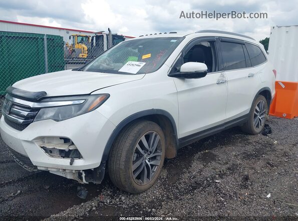 5FNYF6H0XJB005458 2018 HONDA PILOT Белый Передняя левая четверть