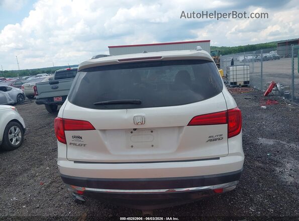 5FNYF6H0XJB005458 2018 HONDA PILOT Белый 
