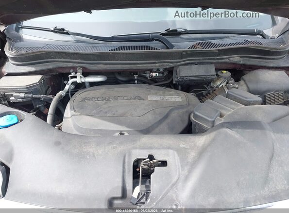 5FNYF6H10GB094958 2016 HONDA PILOT Burgundy Vista trasera