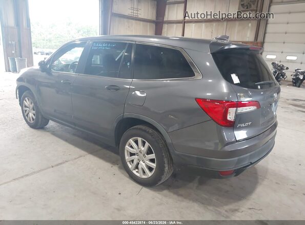 5FNYF6H12KB007778 2019 HONDA PILOT Gray უკანა მარცხენა